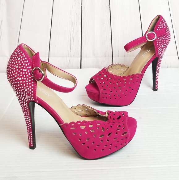 Bling platform heels - Picture 8 of 8